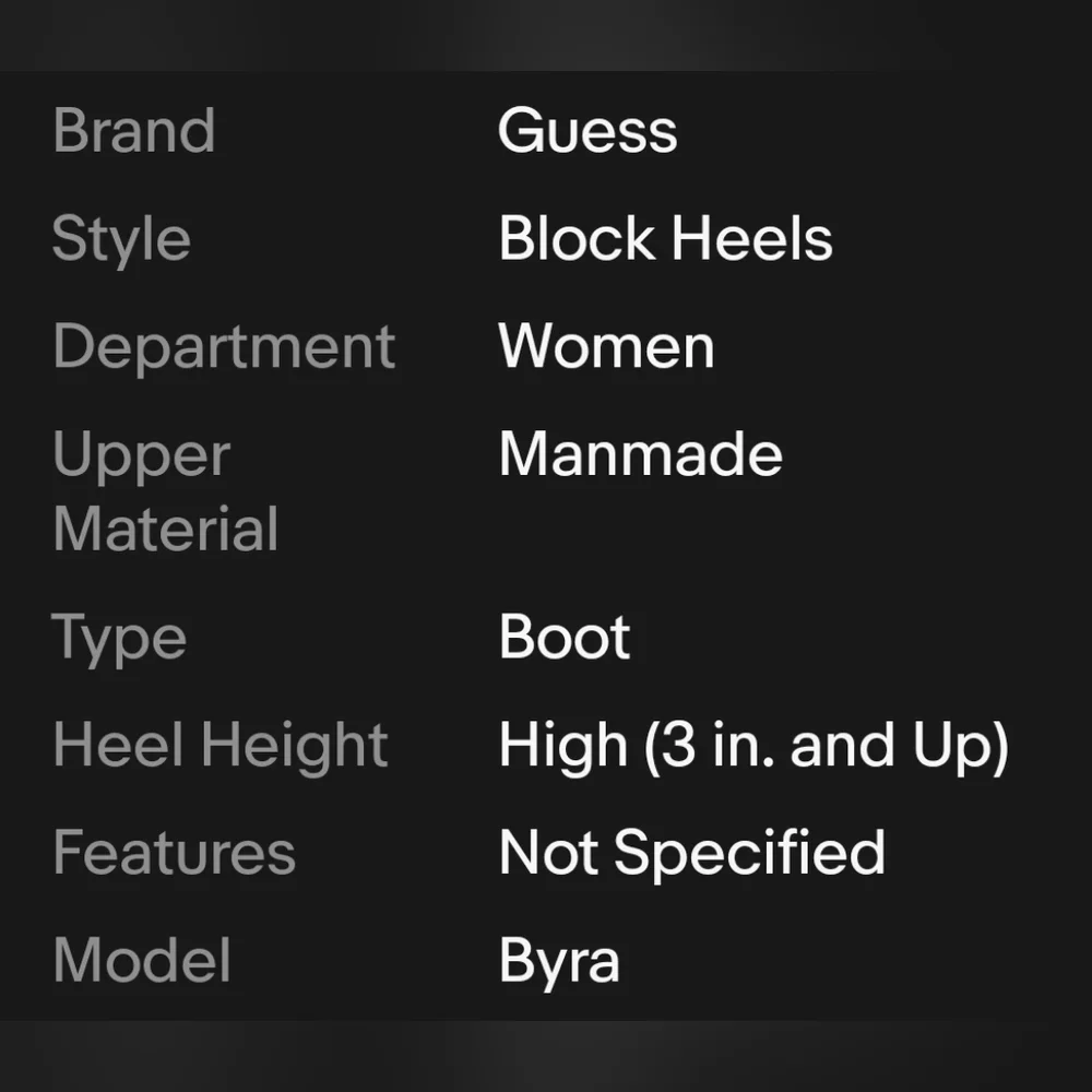 NWB Guess Womens Byra Zipper Square Toe Block Heel Platform boots booties_3